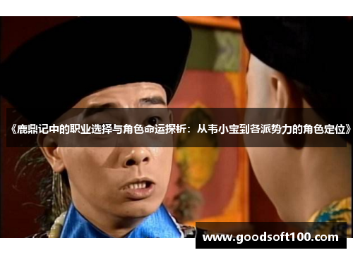 《鹿鼎记中的职业选择与角色命运探析：从韦小宝到各派势力的角色定位》